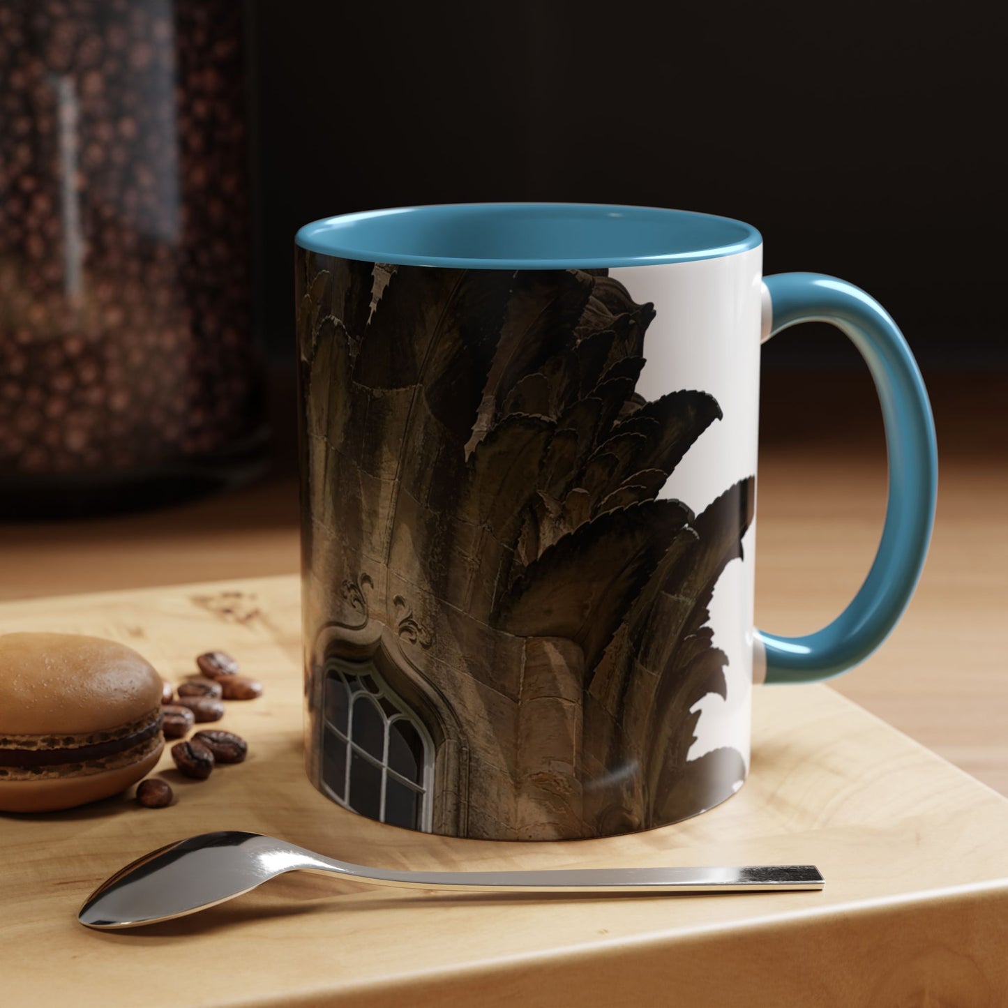 Tasses décoratives Écosse en gros plan - Scènes variées (bleu clair)