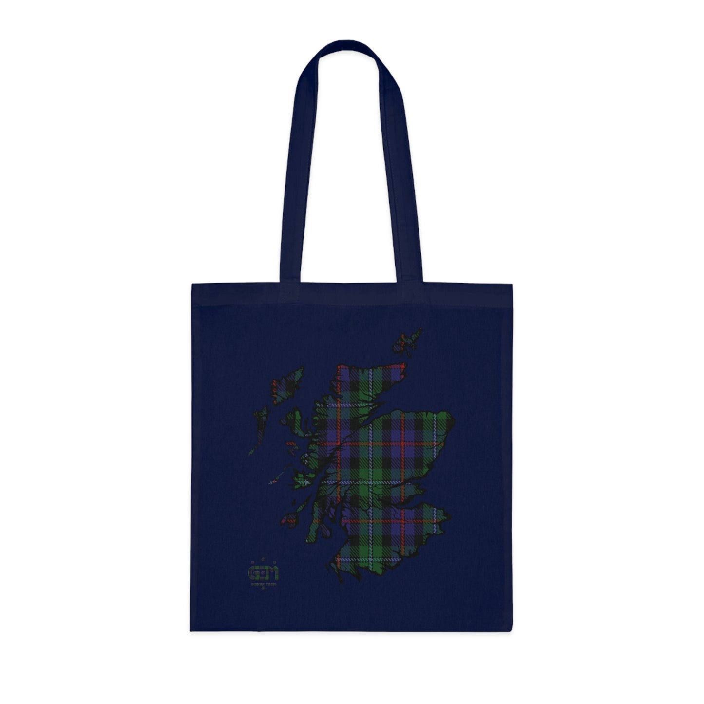 Sac fourre-tout en coton réversible avec carte tartan d'Écosse - Argyle Tartan