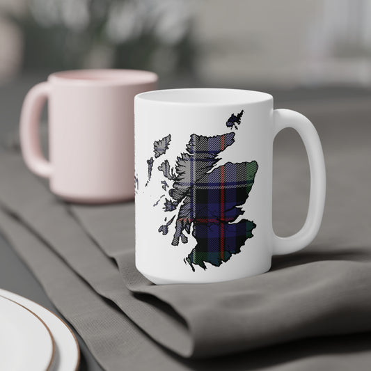 Tasse de carte de tartan d’Écosse – Tartan de robe Argyle, différentes tailles