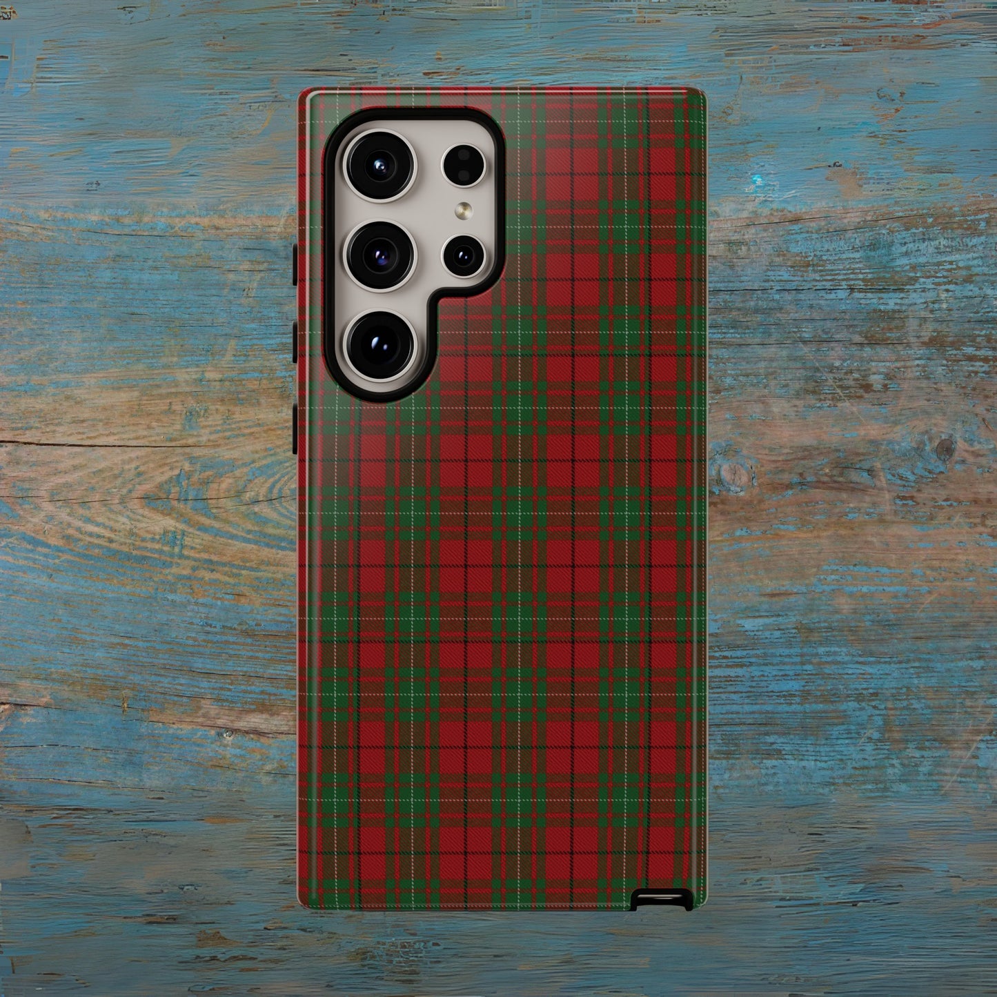 Étui de téléphone à motif tartan écossais - MacAuley, Divers