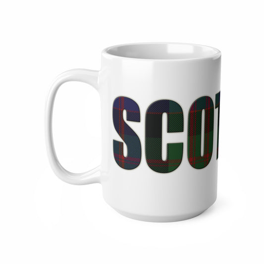 Scotland Tartan Mug - MacDonald, Tasse à café, Tasse à thé, Écosse, Blanc