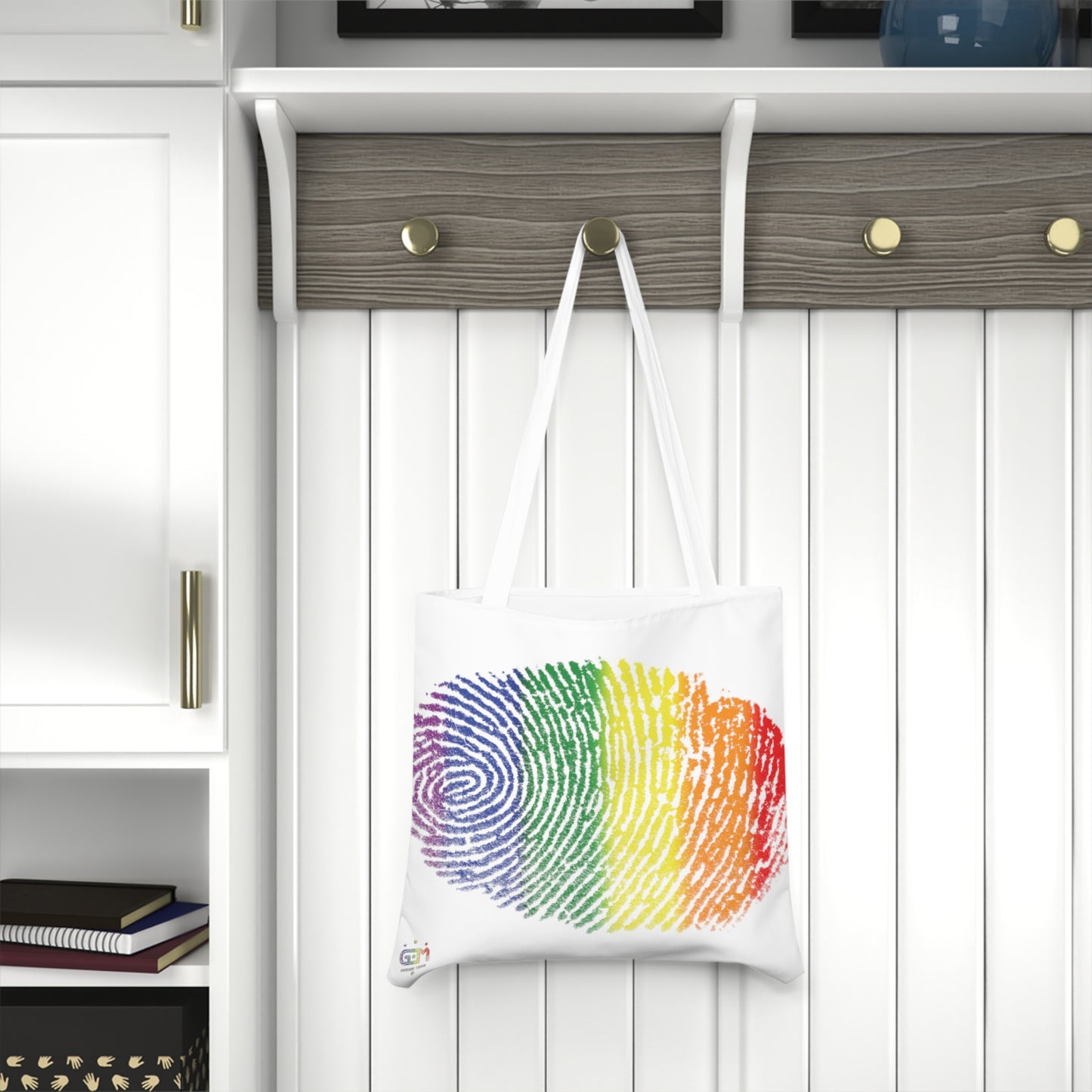 Sac fourre-tout à bandoulière à empreintes digitales Pride