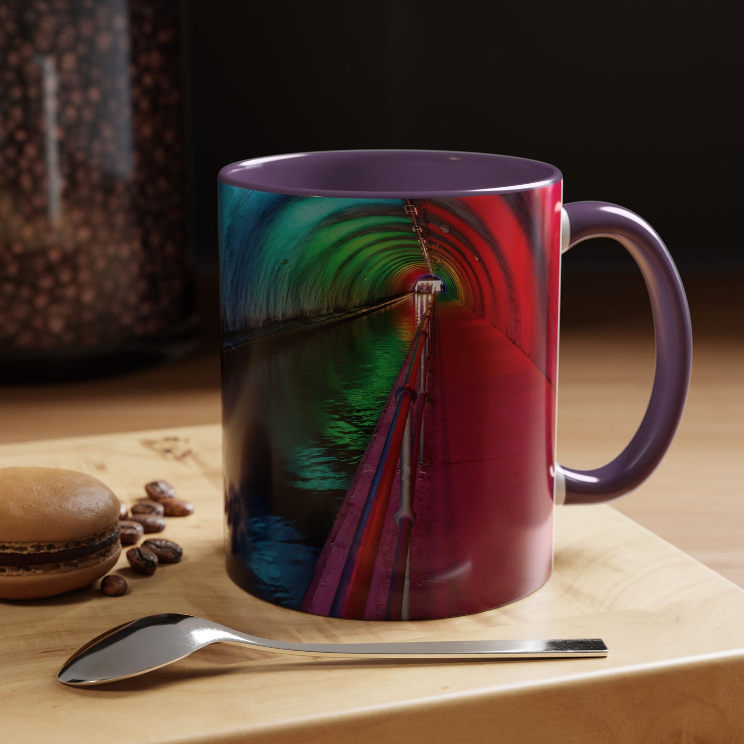 Tasses décoratives « Écosse en gros plan » - Scènes variées (violet)