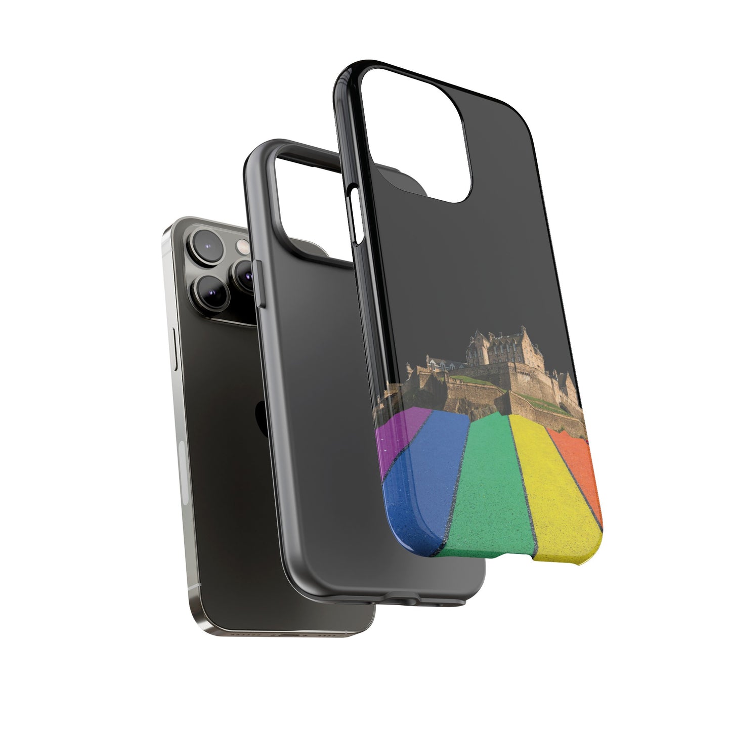 Edinburgh Castle Pride Rockface Phone Case - Road, Various
