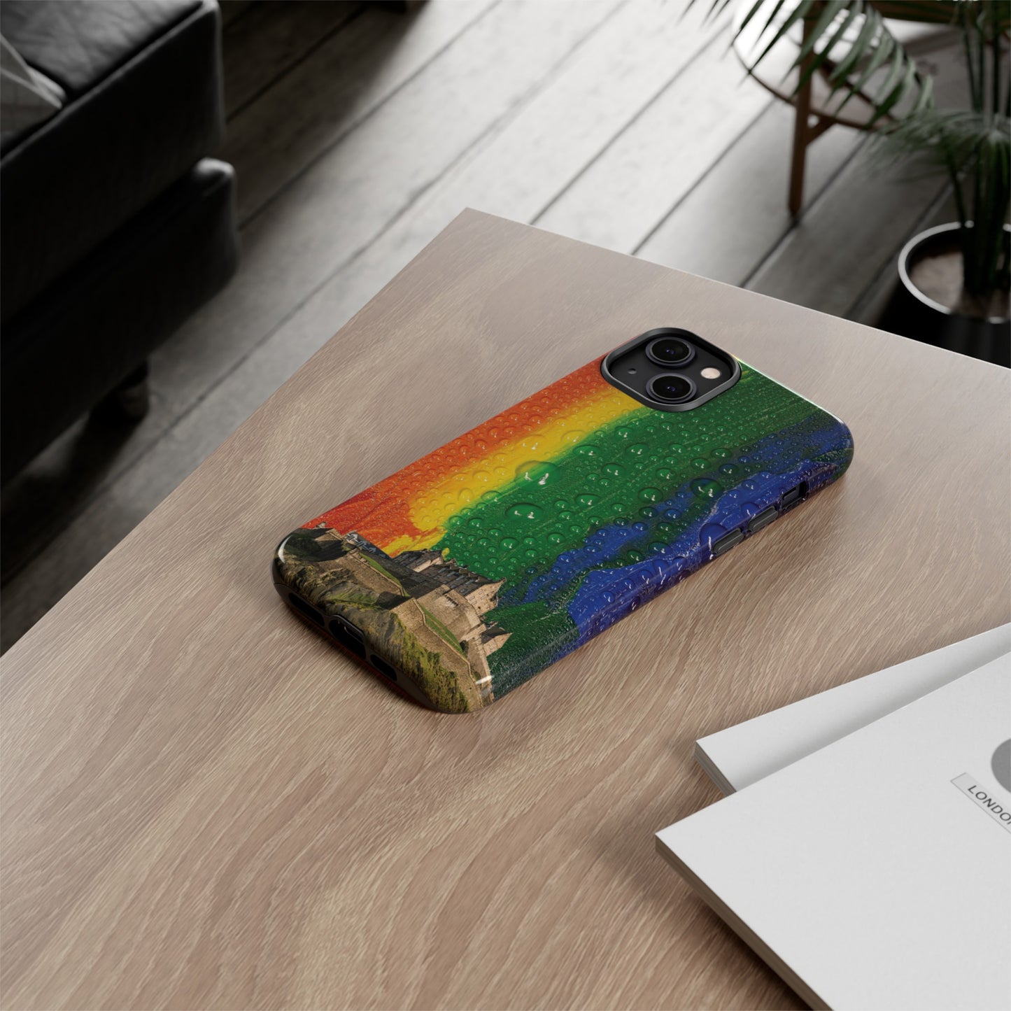Edinburgh Castle Pride Phone Case - Rain, Various