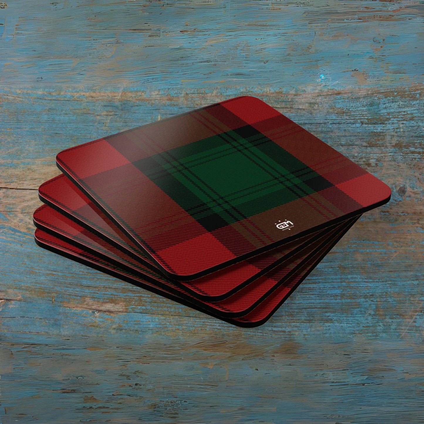 Scottish Tartan Cork Coaster Set (N-S)