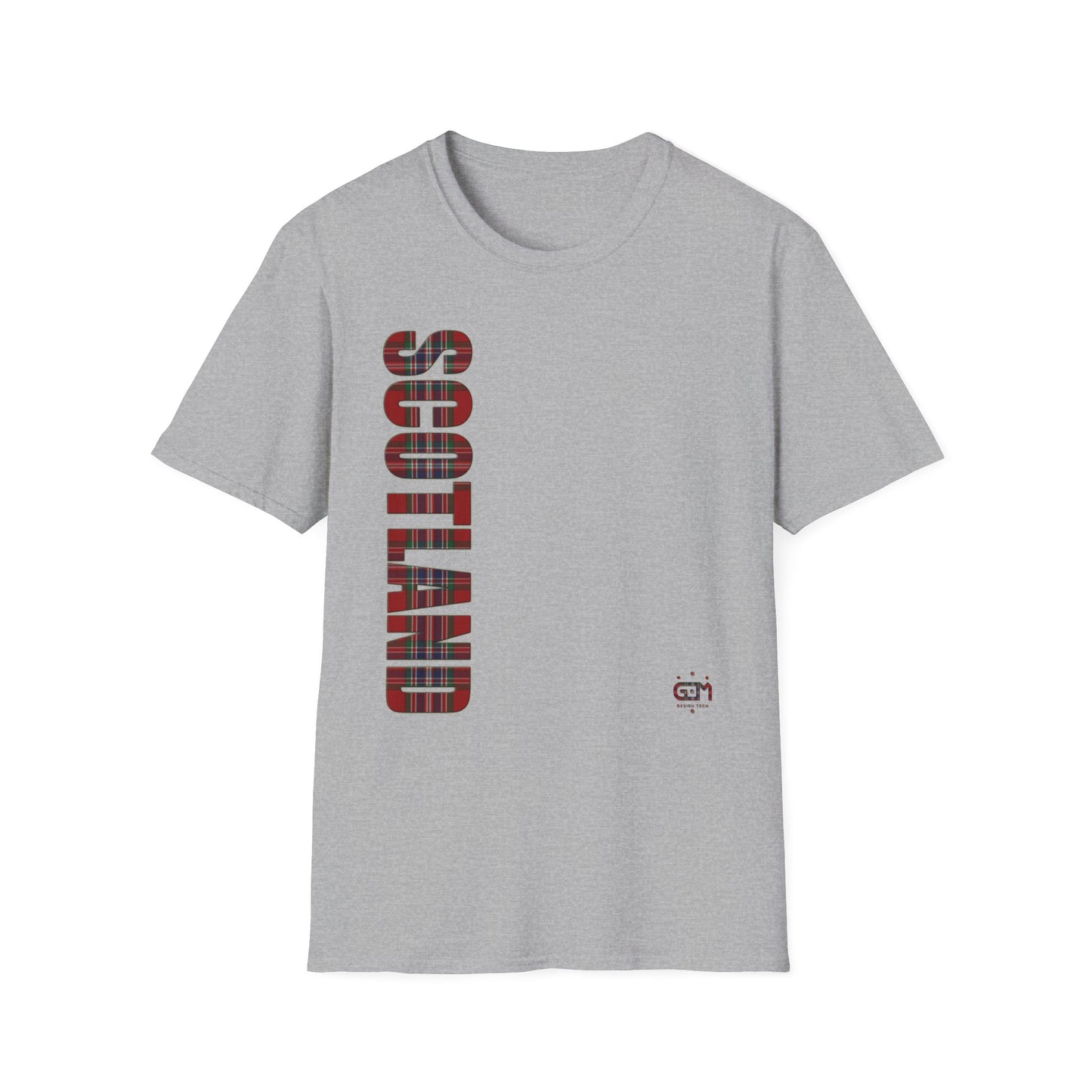 Tartan Scotland Lettrage Softstyle T-shirt unisexe, MacFarlane Tartan Tee