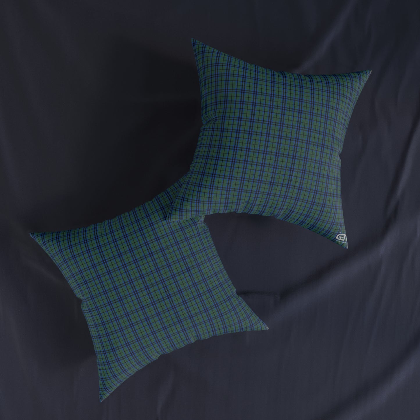Coussin Carré Réversible : Keith Tartan, Différentes Tailles