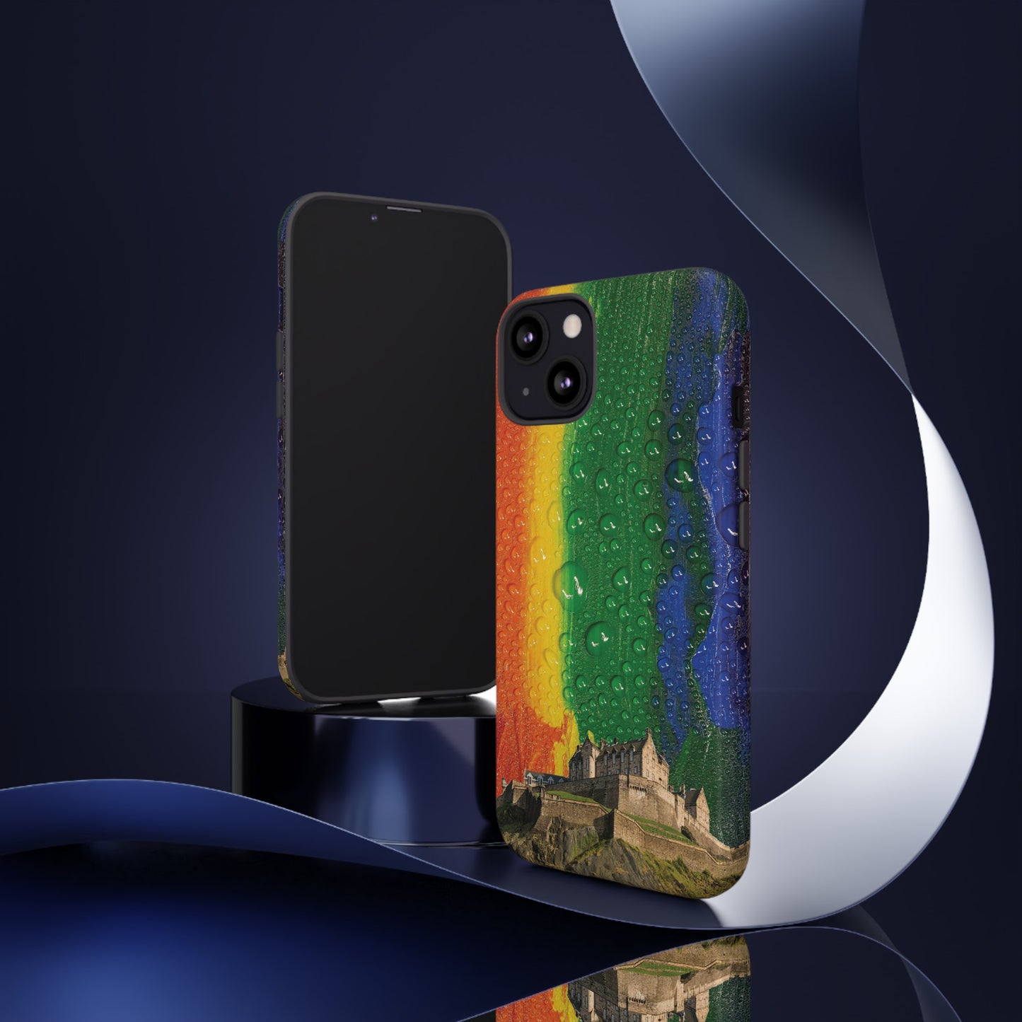 Edinburgh Castle Pride Phone Case - Rain, Various
