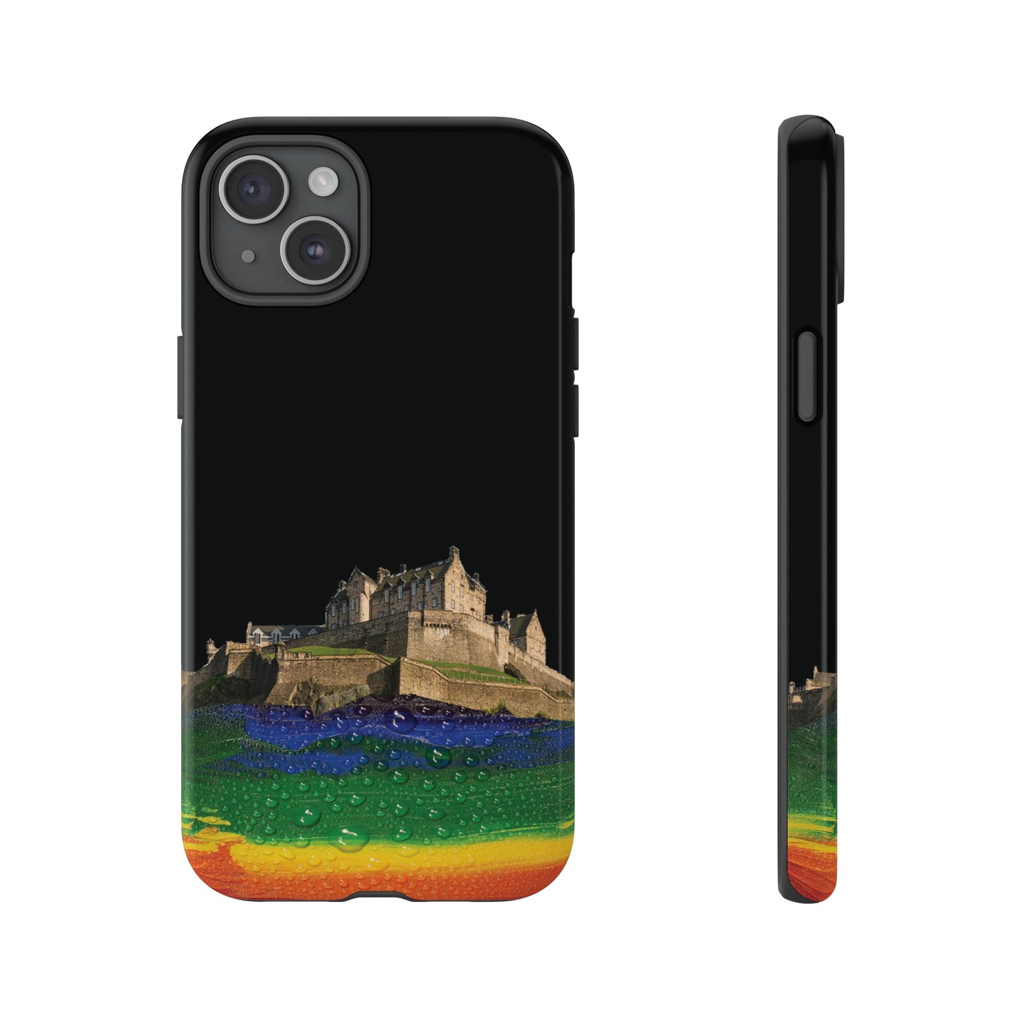 Edinburgh Castle Pride Rockface Phone Case - Rain, Various