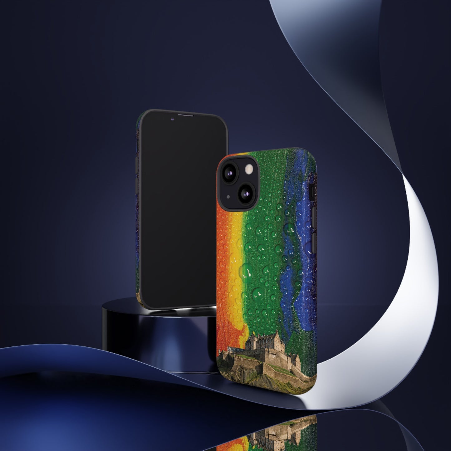 Edinburgh Castle Pride Phone Case - Rain, Various