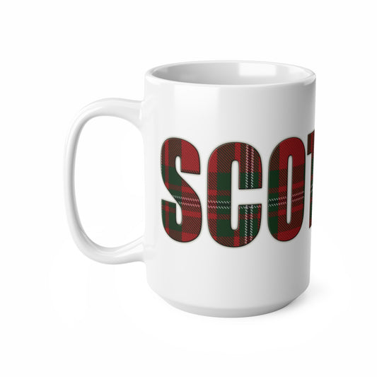 Scotland Tartan Mug - MacGregor, Tasse à café, Tasse à thé, Écosse, Blanc
