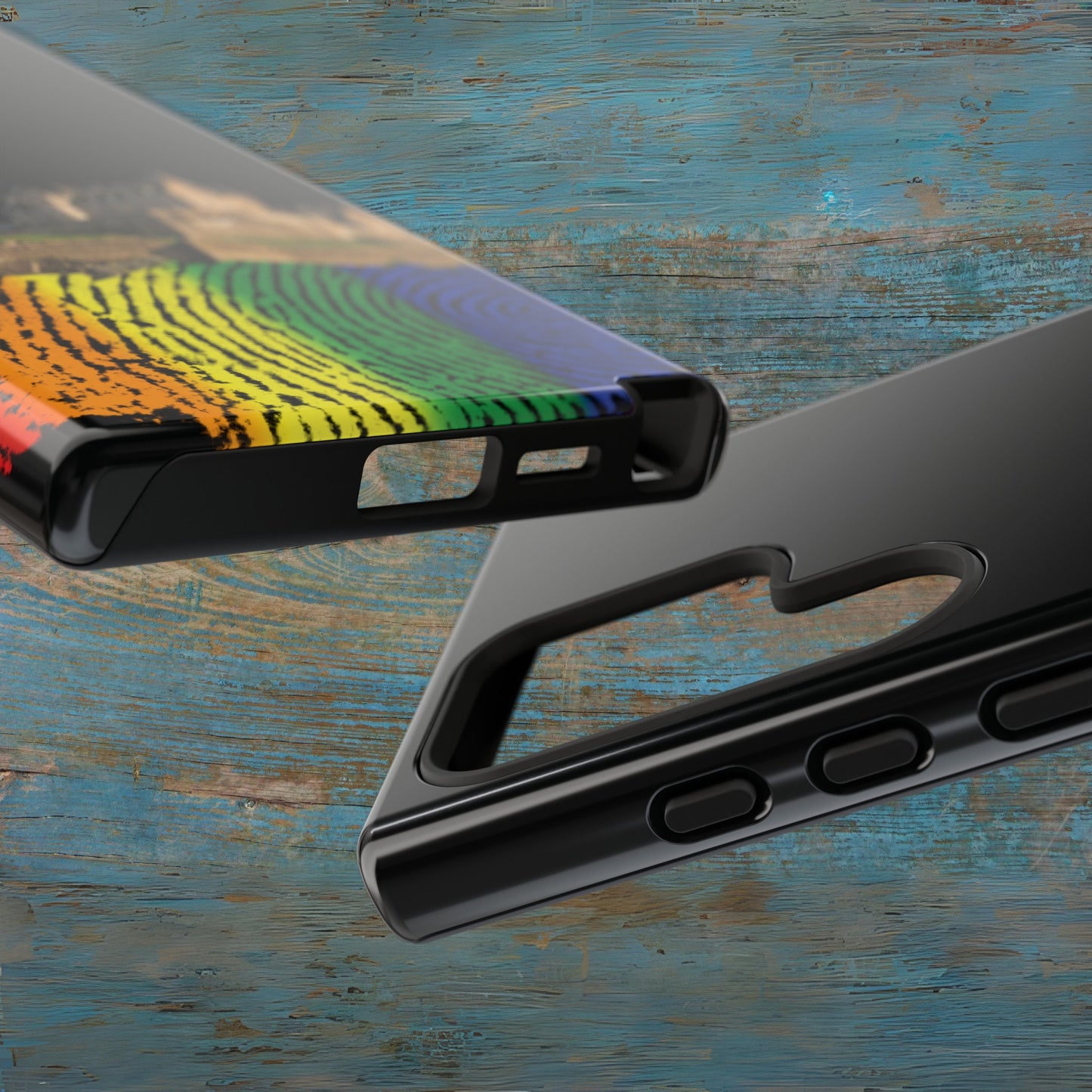 Edinburgh Castle Pride Rockface Phone Case - Fingerprint, Various