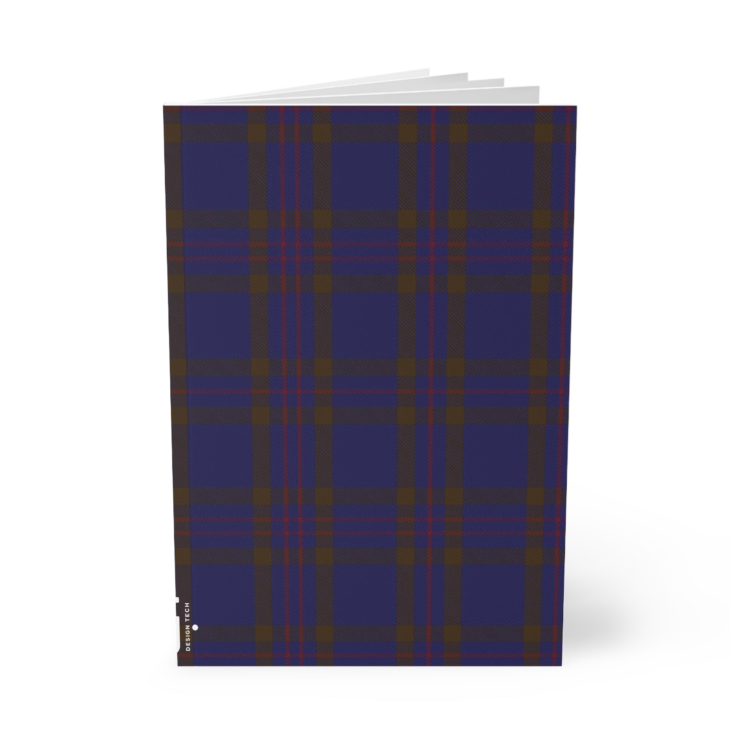 Carnet de notes A5 à couverture souple avec motif tartan écossais - Elliot