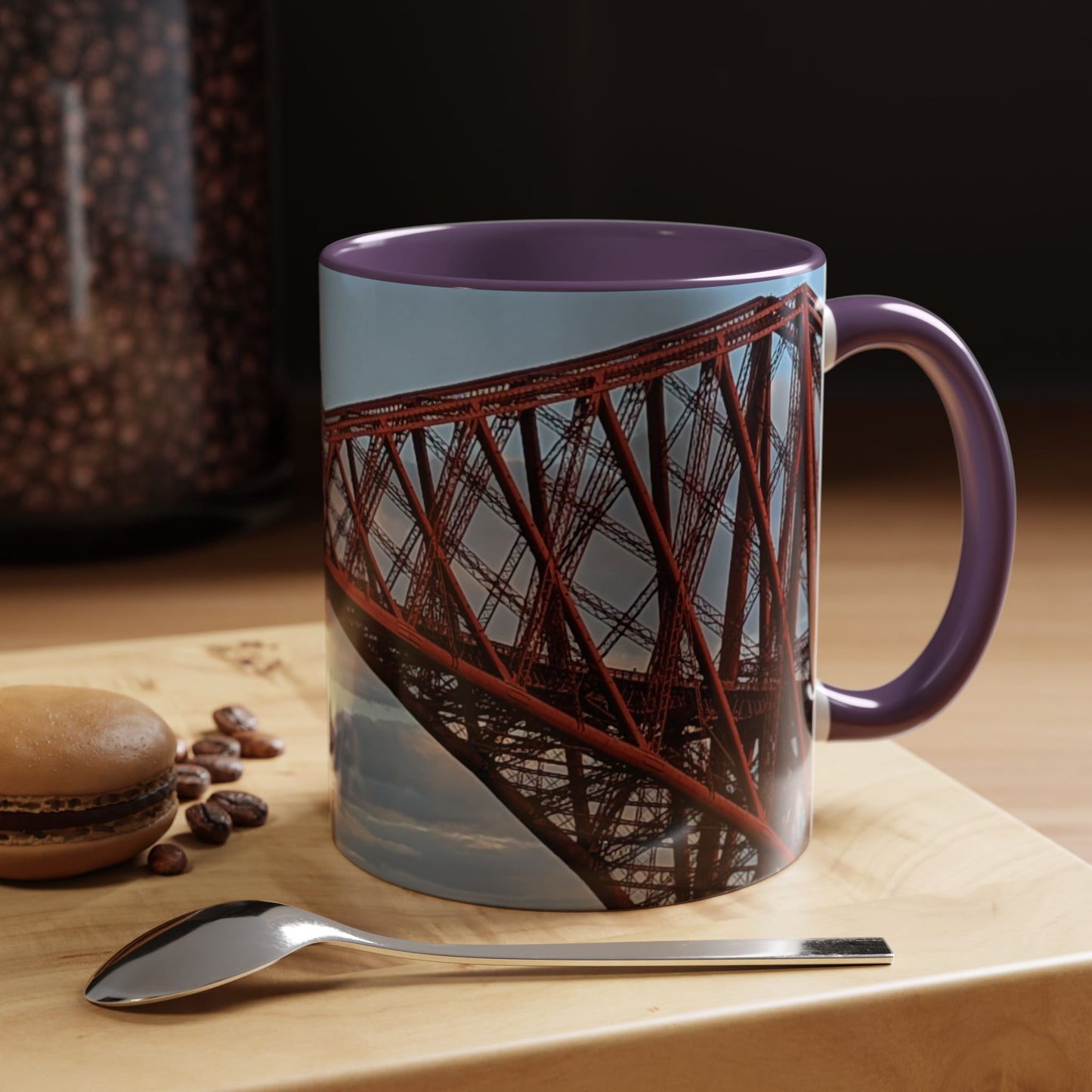 Tasses décoratives « Écosse en gros plan » - Scènes variées (violet)