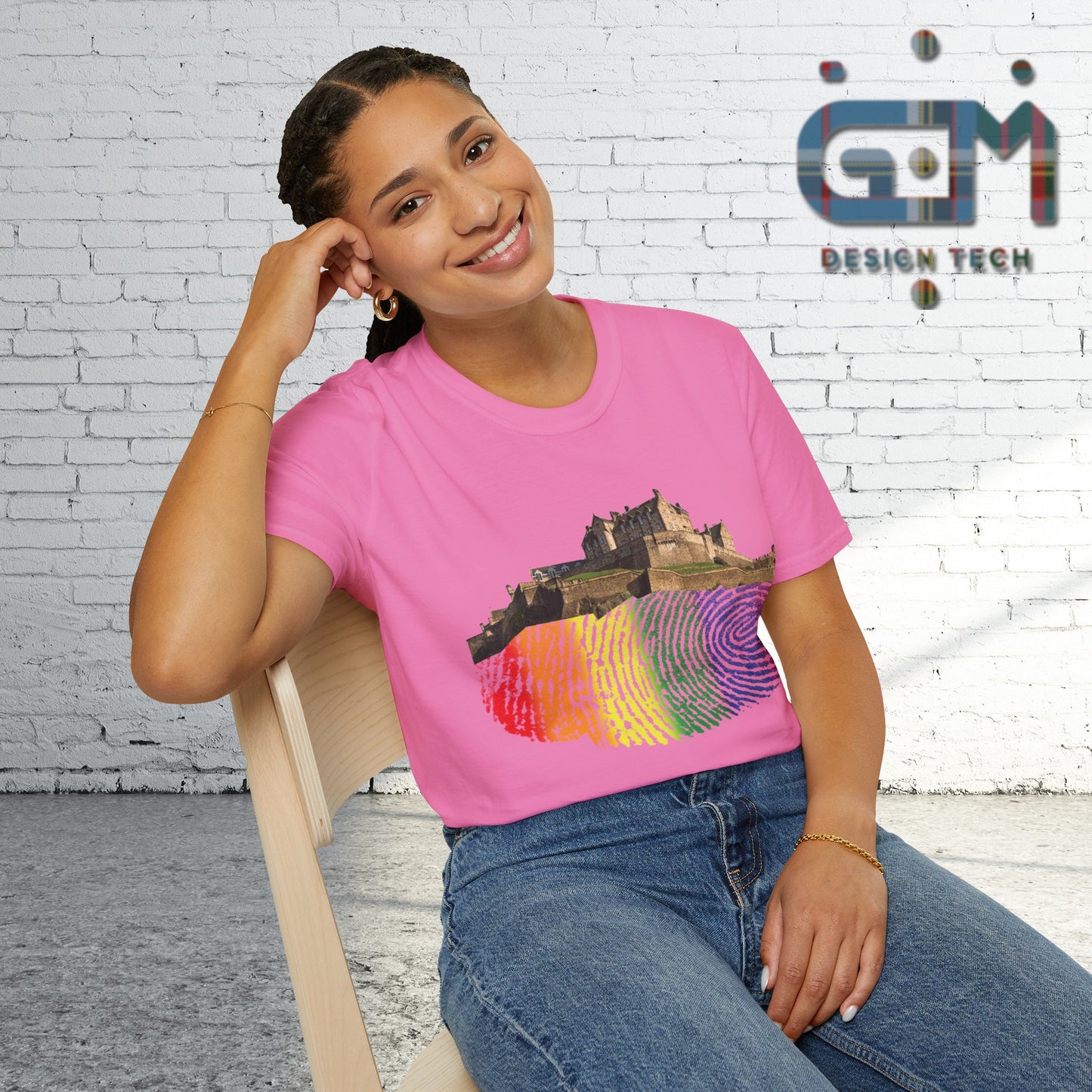 Edinburgh Castle on the Pride Rock Photo Unisex T-Shirt