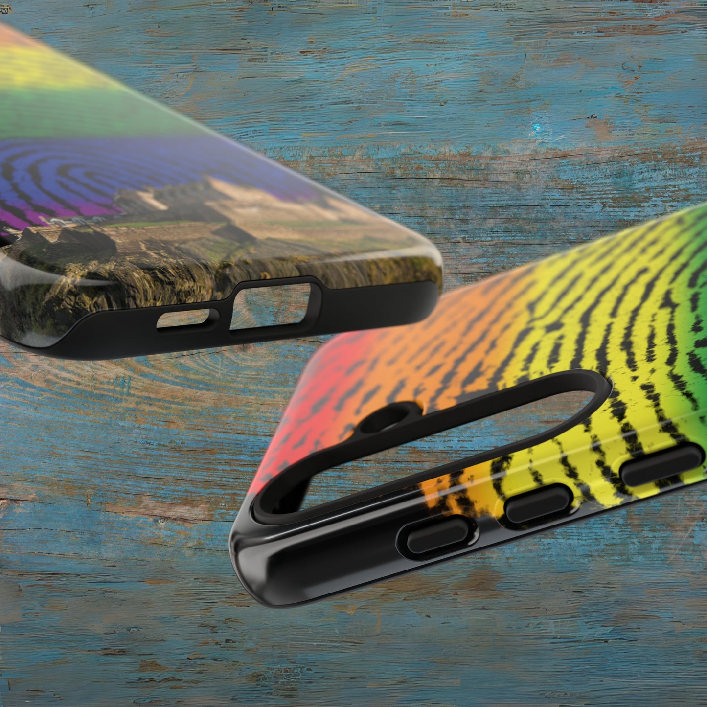 Edinburgh Castle Pride Phone Case - Fingerprint, Various