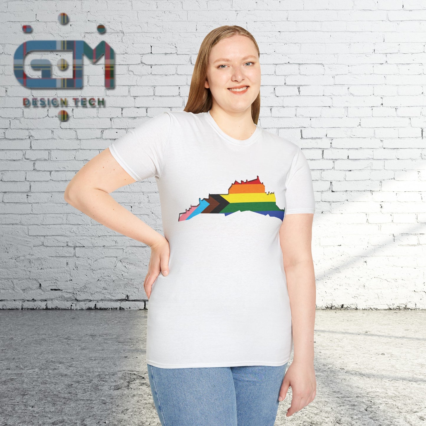 Edinburgh Castle Pride Progress Art Unisex T-Shirt