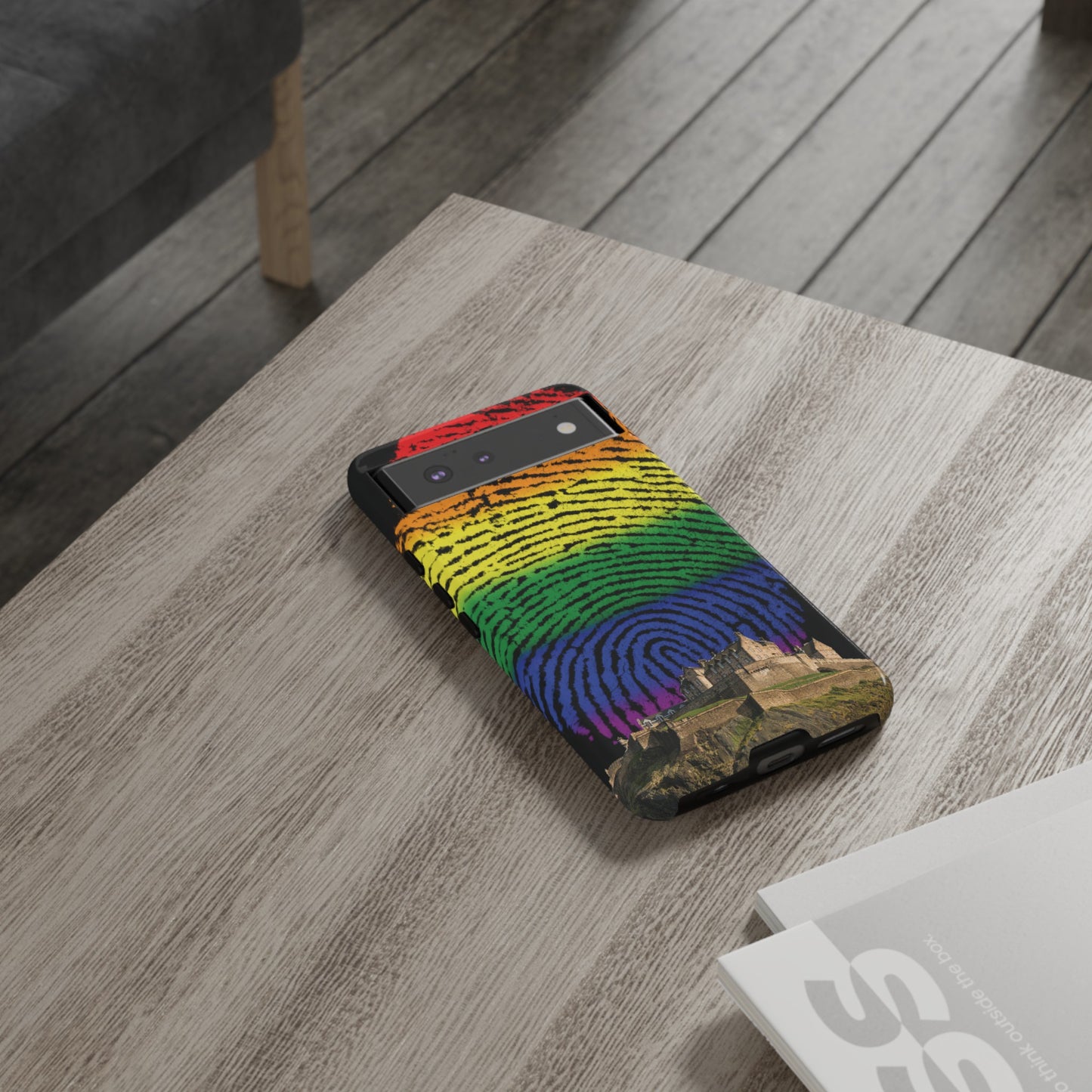 Edinburgh Castle Pride Phone Case - Fingerprint, Various