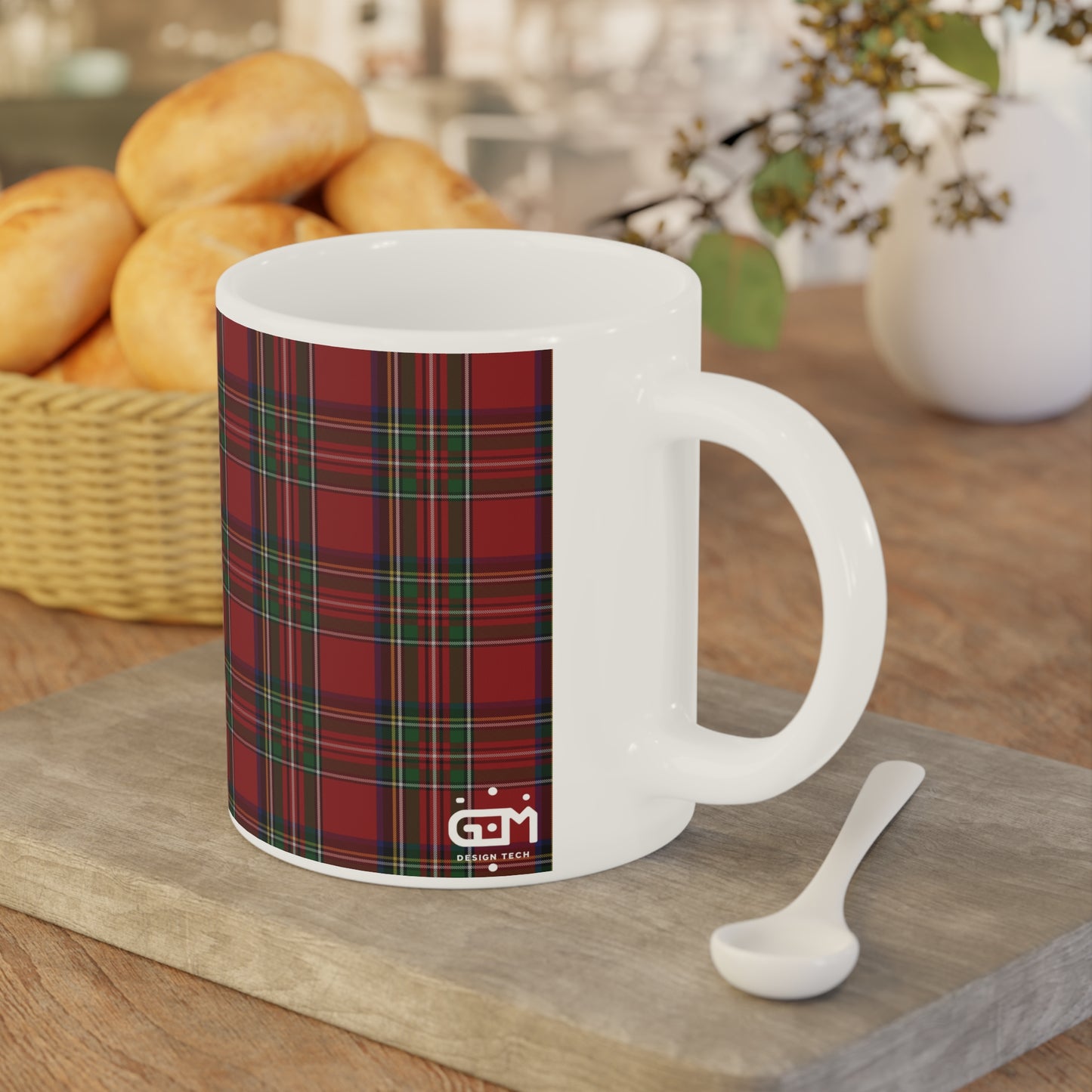 Tartan Mug - Stewart Royal Tartan, écossais, différentes tailles