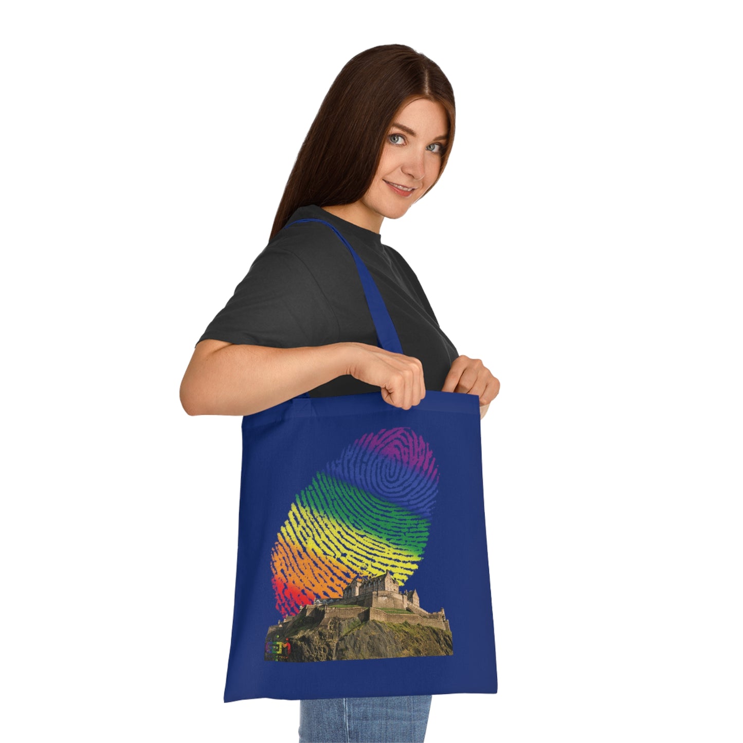 Ciel d'empreinte digitale de fierté du château d'Édimbourg Tote bag doublé