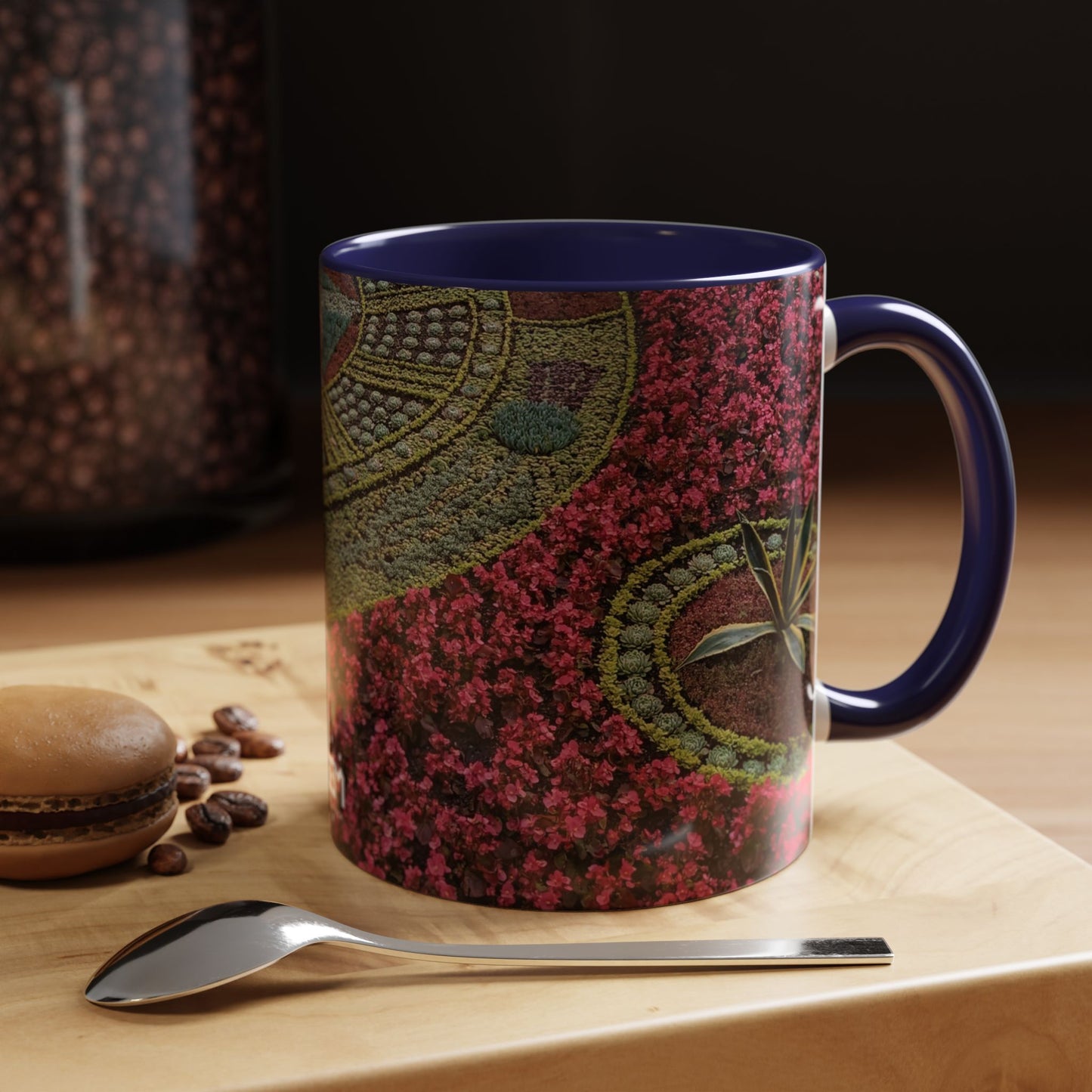 Tasses décoratives Écosse en gros plan - Scènes variées (bleu marine)
