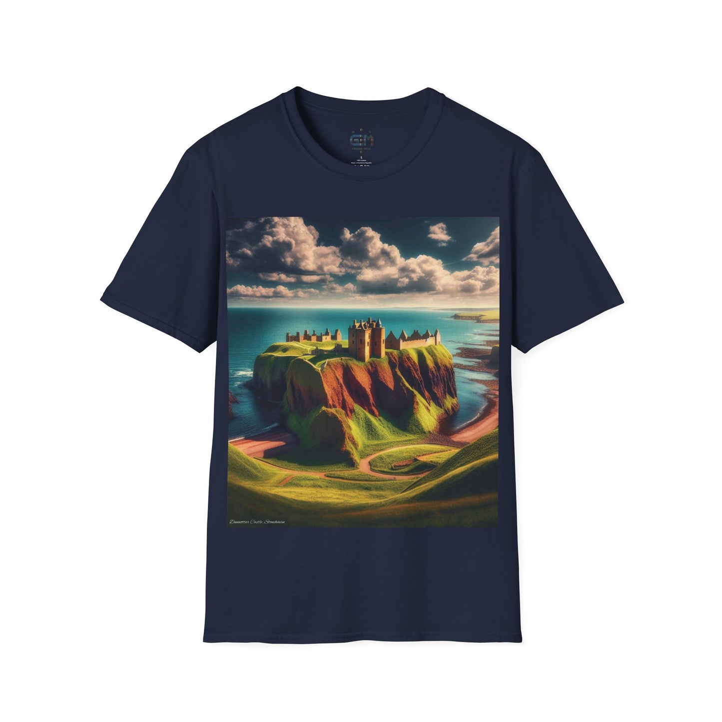 Dunnottar Castle - Stonehaven Softstyle T-Shirt, Unisex Tee, Scottish Landmarks, Various Colours