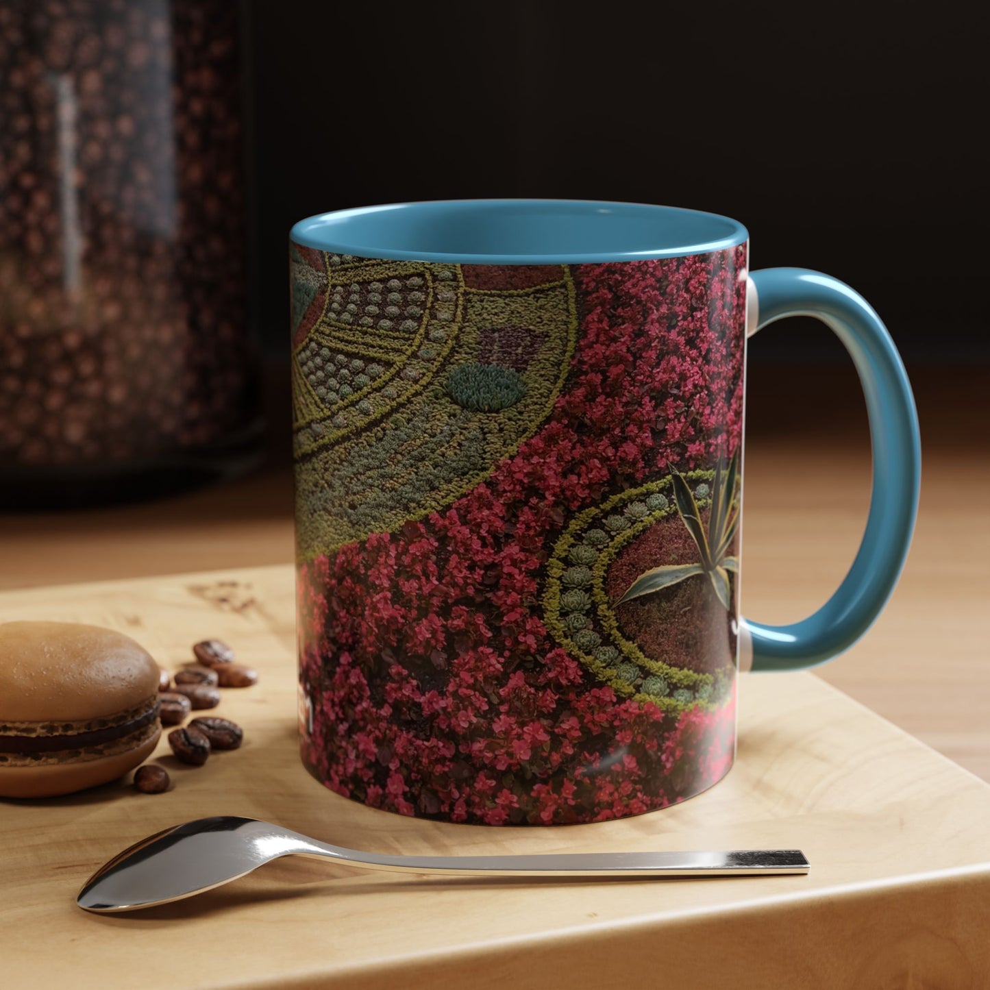 Tasses décoratives Écosse en gros plan - Scènes variées (bleu clair)