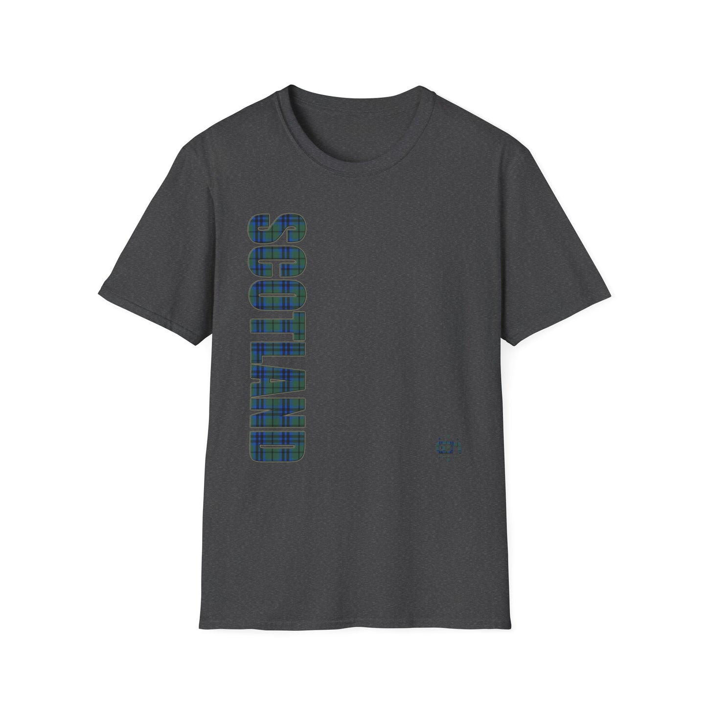 Tartan Scotland Lettrage Softstyle T-shirt unisexe, Keith Tartan Tee