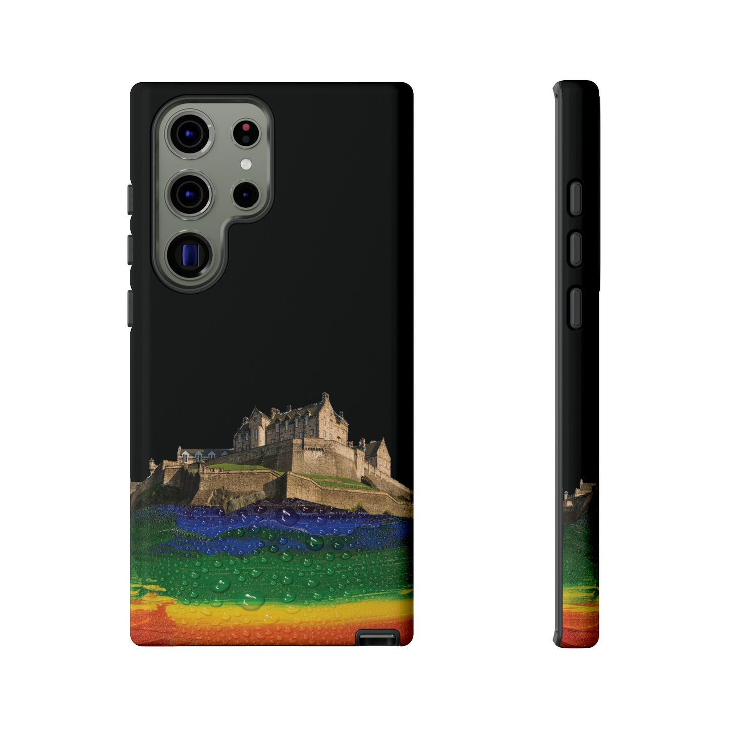 Edinburgh Castle Pride Rockface Phone Case - Rain, Various