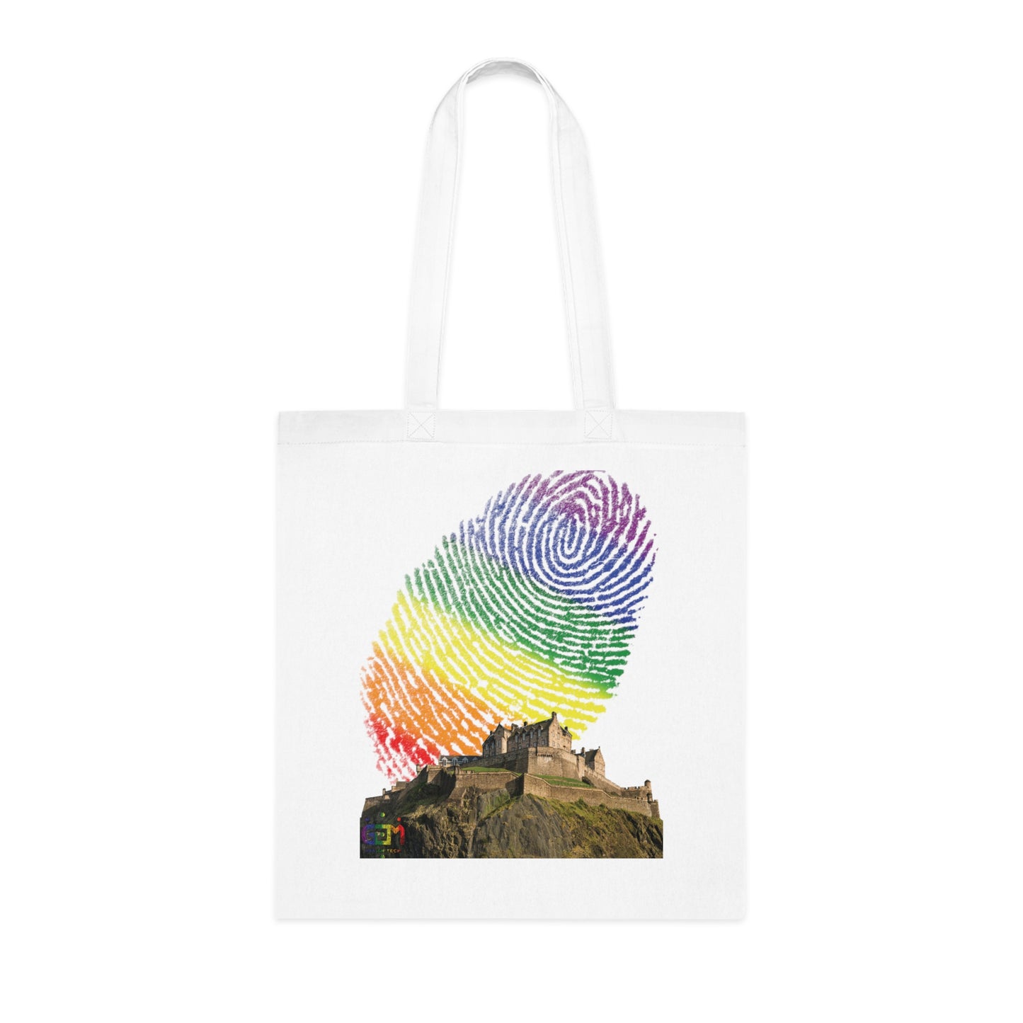 Ciel d'empreinte digitale de fierté du château d'Édimbourg Tote bag doublé