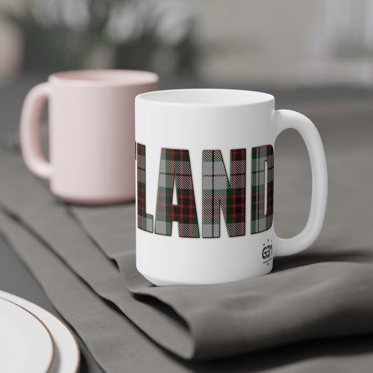 Scotland Tartan Mug - Fraser Tartan, Various Sizes