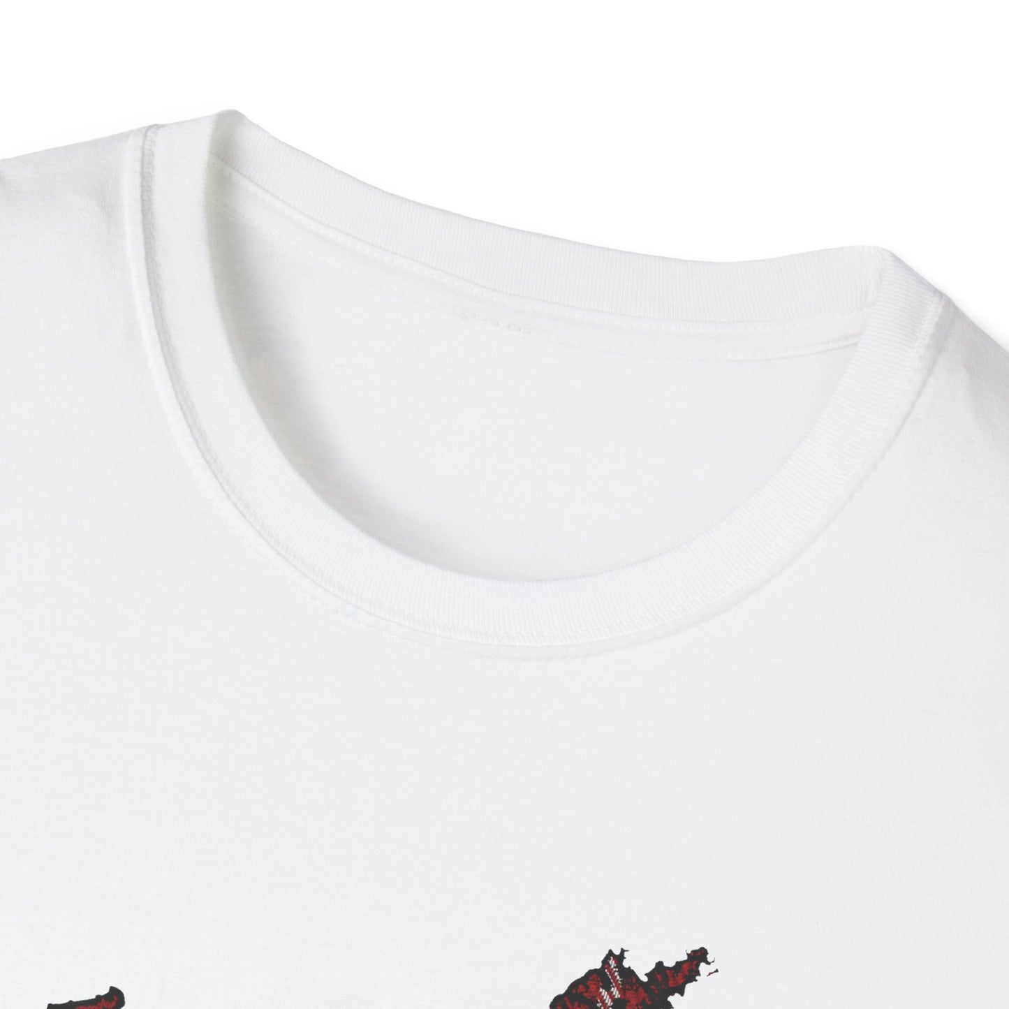 Tartan Scotland Map Softstyle Unisex T-Shirt - Stewart Royal Tartan Tee