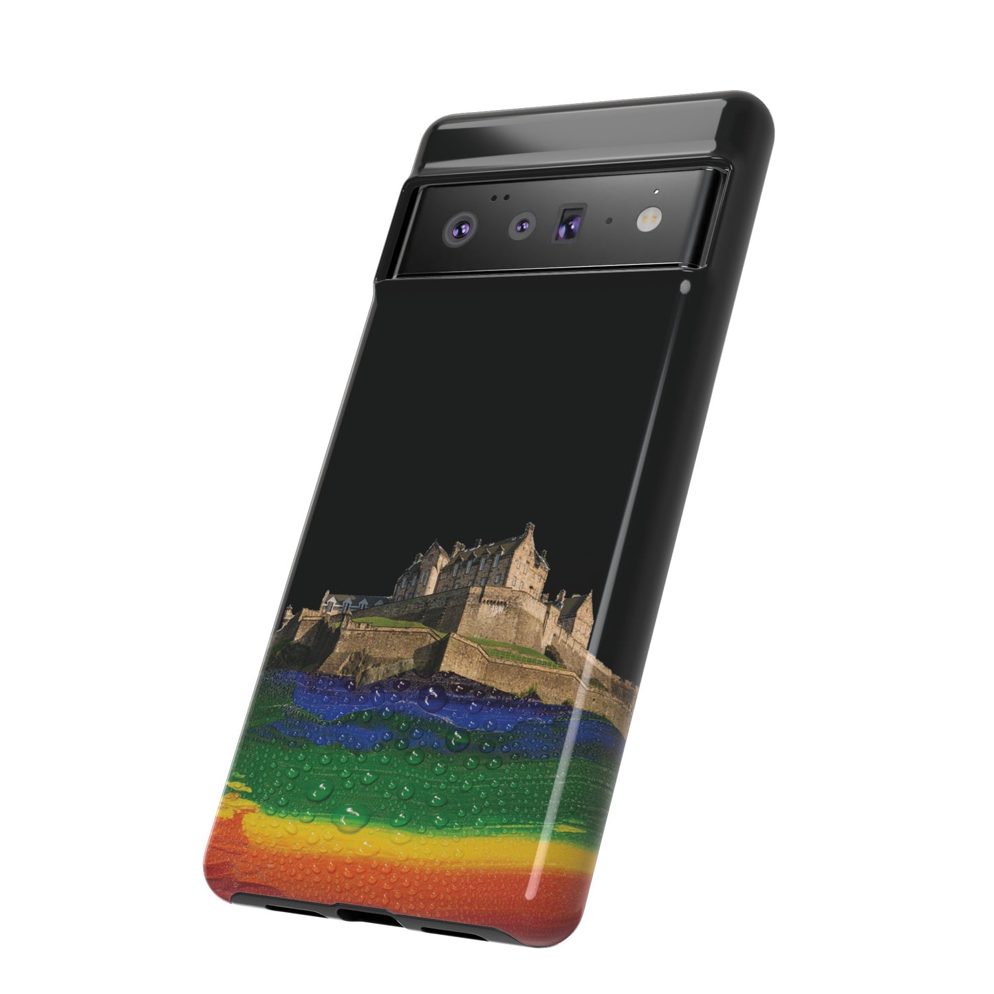 Edinburgh Castle Pride Rockface Phone Case - Rain, Various