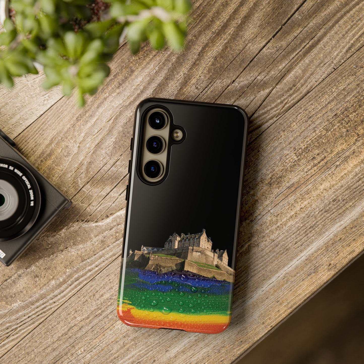 Edinburgh Castle Pride Rockface Phone Case - Rain, Various