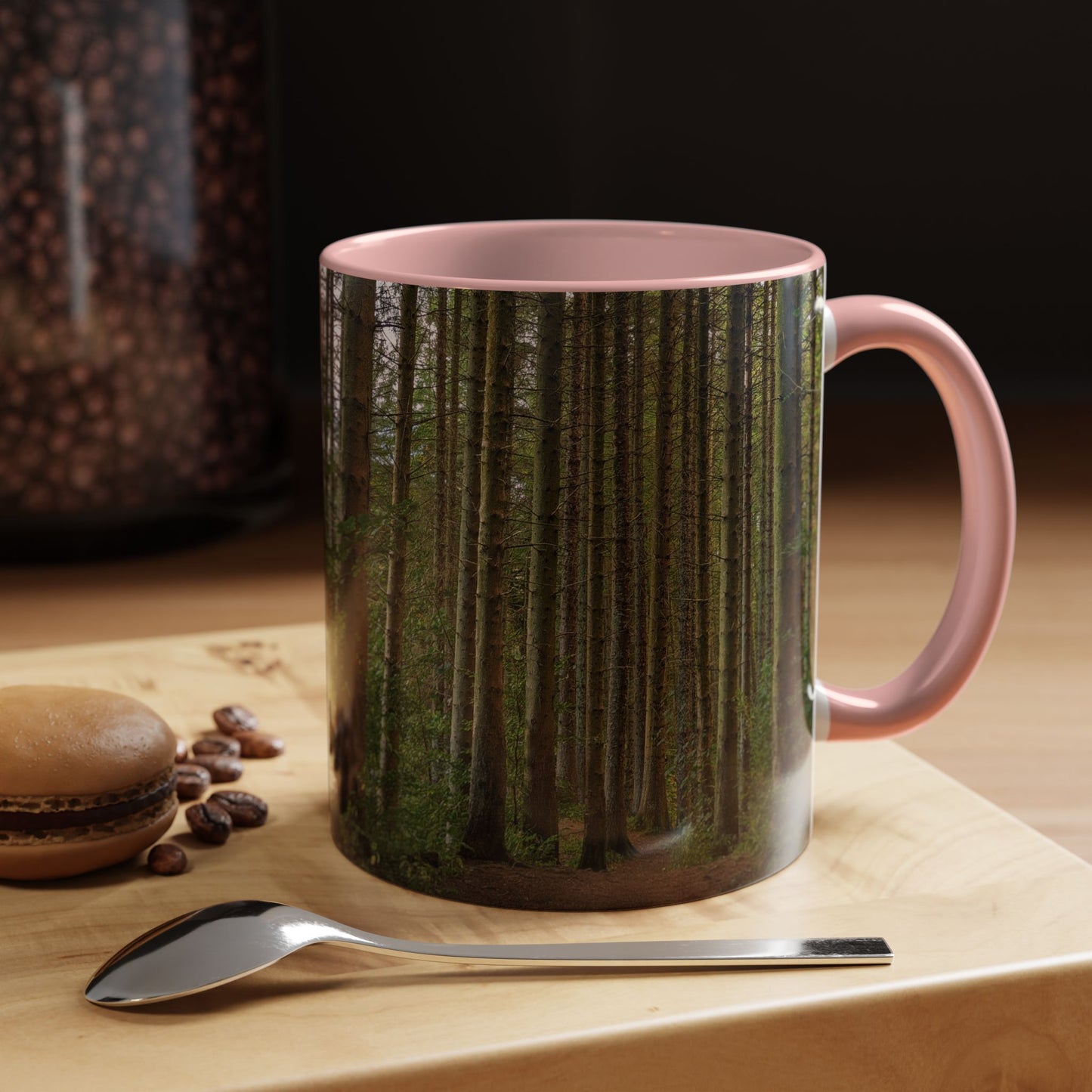 Tasses décoratives Écosse en gros plan - Scènes variées (rose)