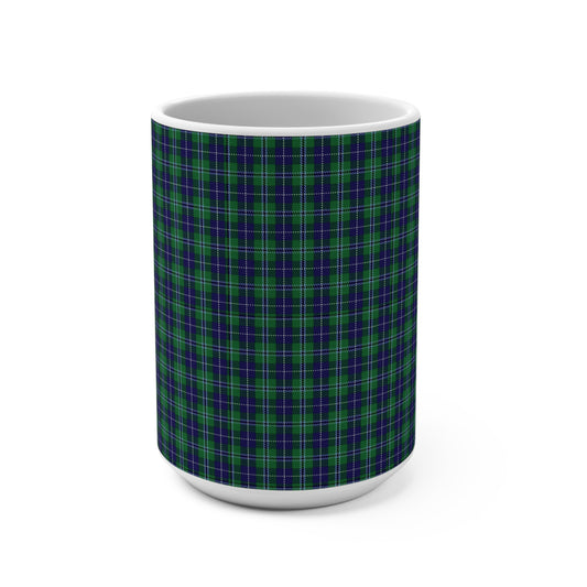 Scottish Tartan Mug 15oz, Douglas Tartan