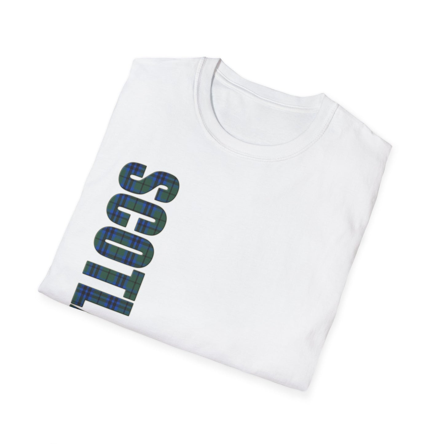 Tartan Scotland Lettrage Softstyle T-shirt unisexe, Keith Tartan Tee