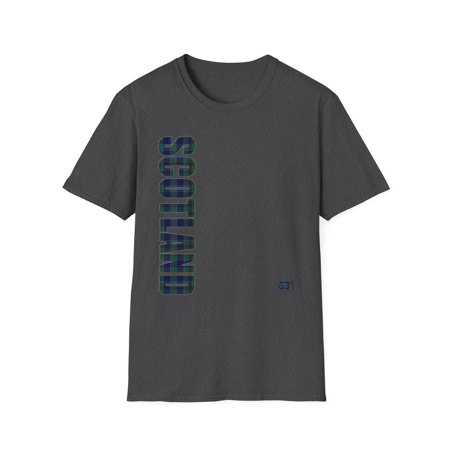 Tartan Scotland Lettrage Softstyle T-shirt unisexe, Miller Tartan Tee