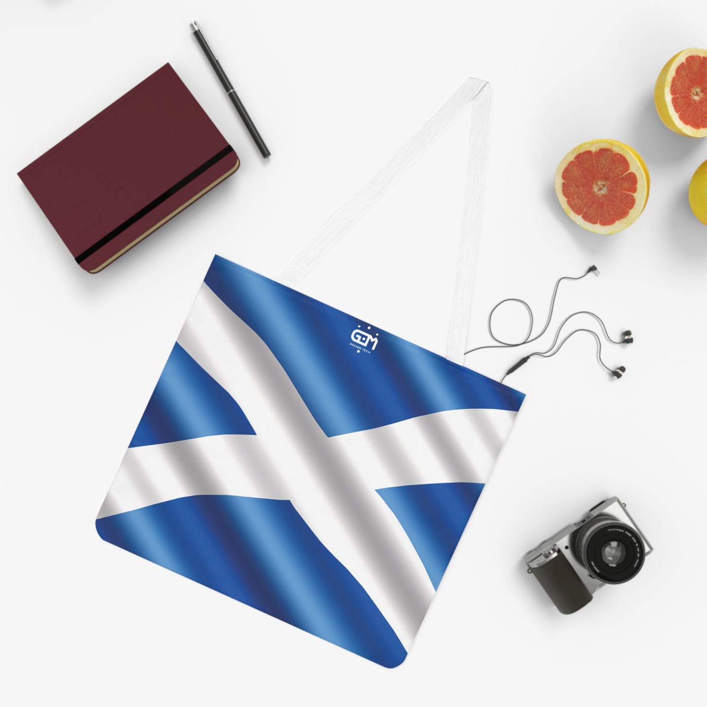 Scottish Saltire Shoulder Tote Bag