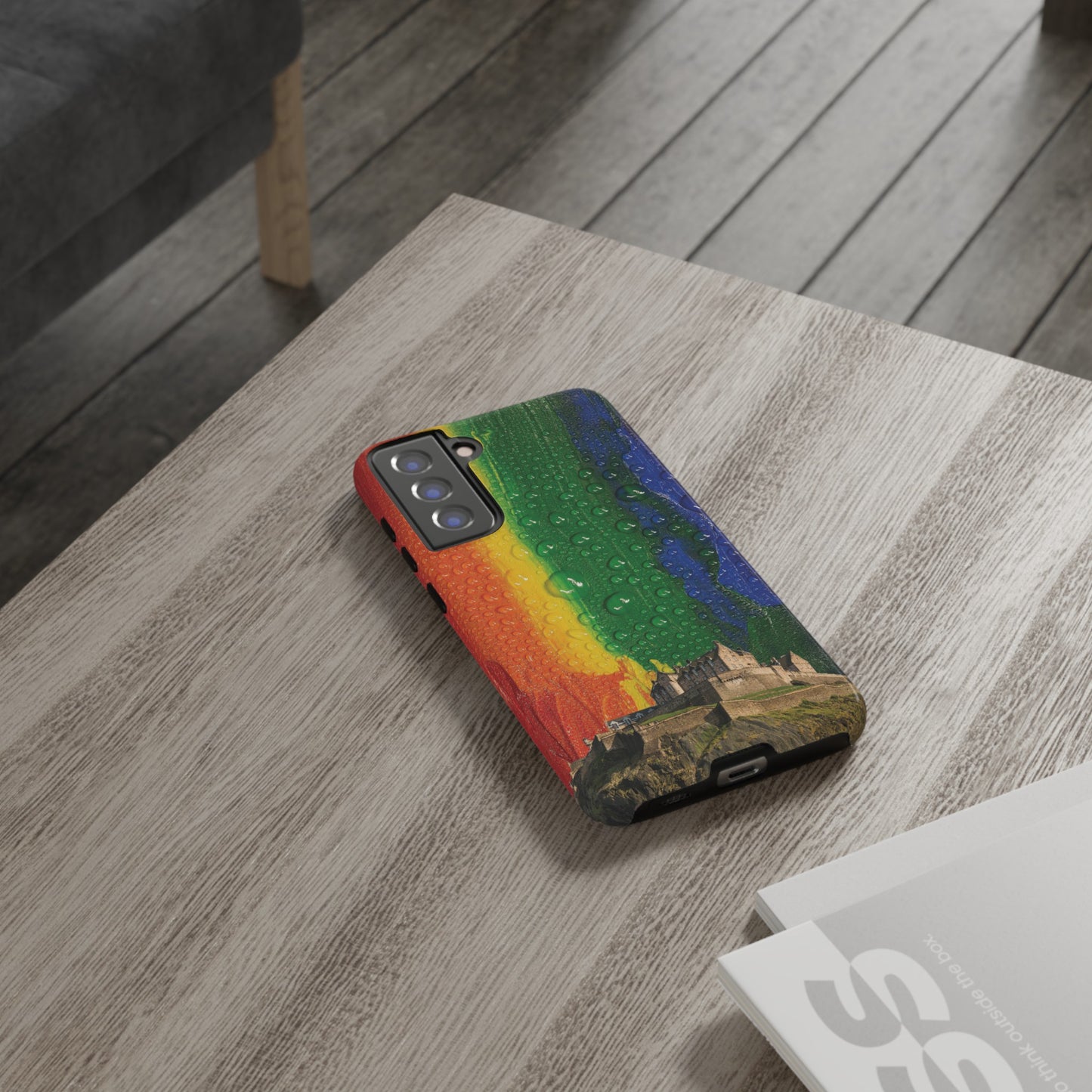 Edinburgh Castle Pride Phone Case - Rain, Various