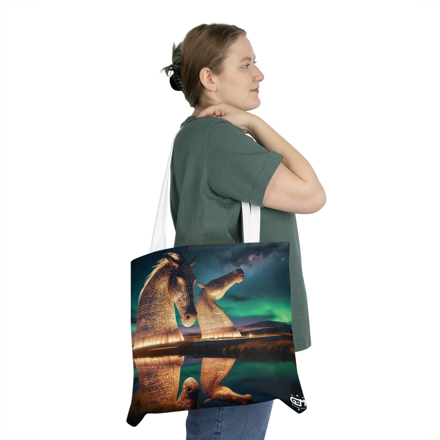 Sac fourre-tout à bandoulière Kelpies Art