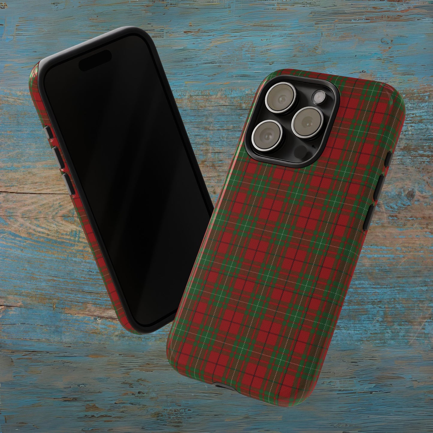 Étui de téléphone à motif tartan écossais - MacAuley, Divers