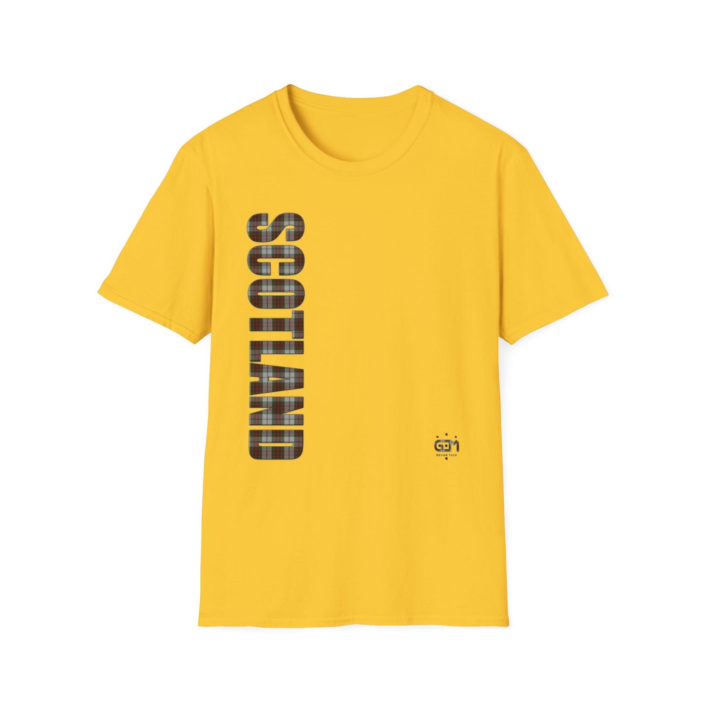 Tartan Scotland Lettrage Softstyle T-shirt unisexe, Fraser Tartan Tee