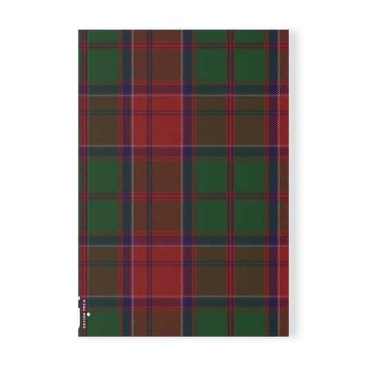 Scottish Tartan Softcover A5 Notebook - Grant