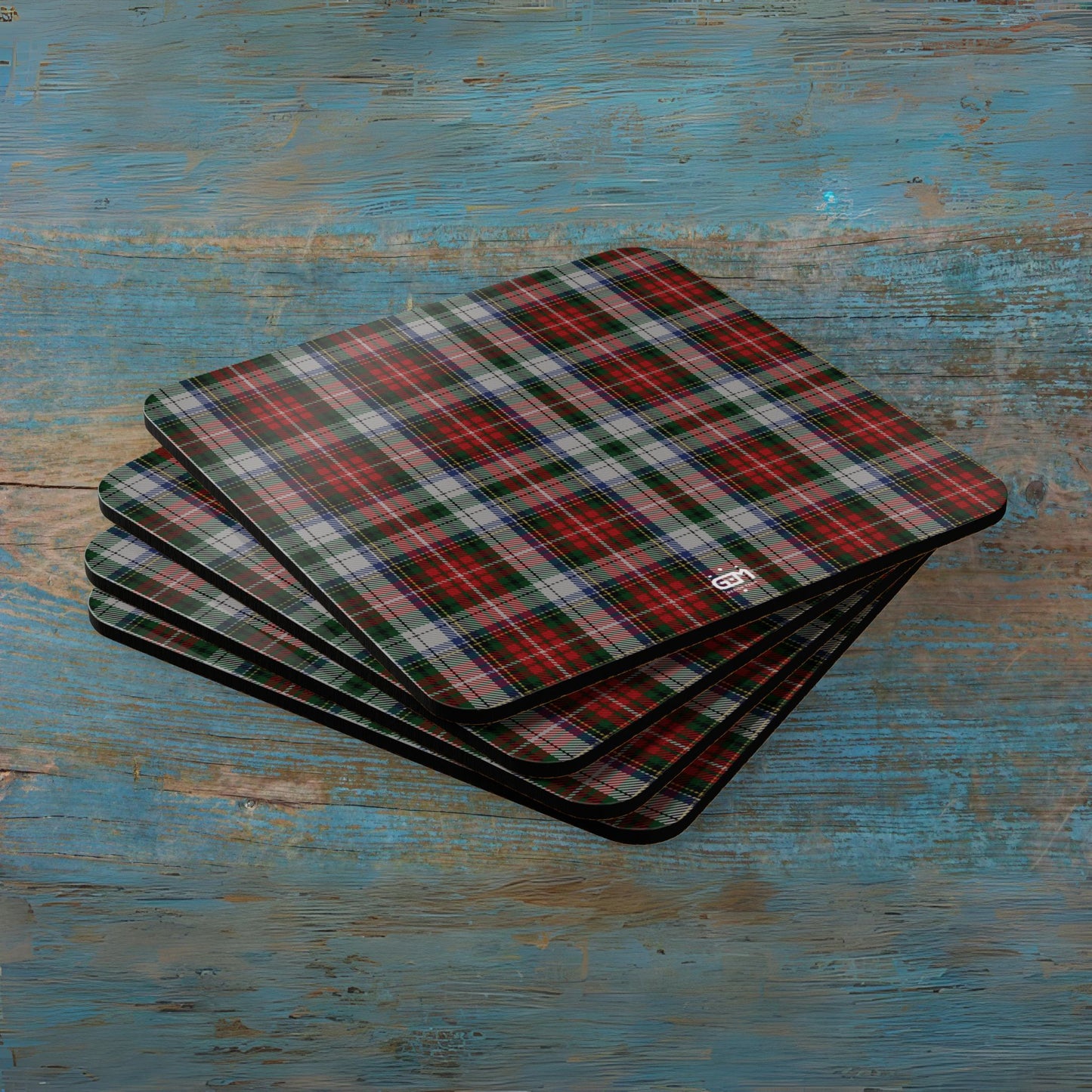 Scottish Tartan Cork Coaster Set (N-S)