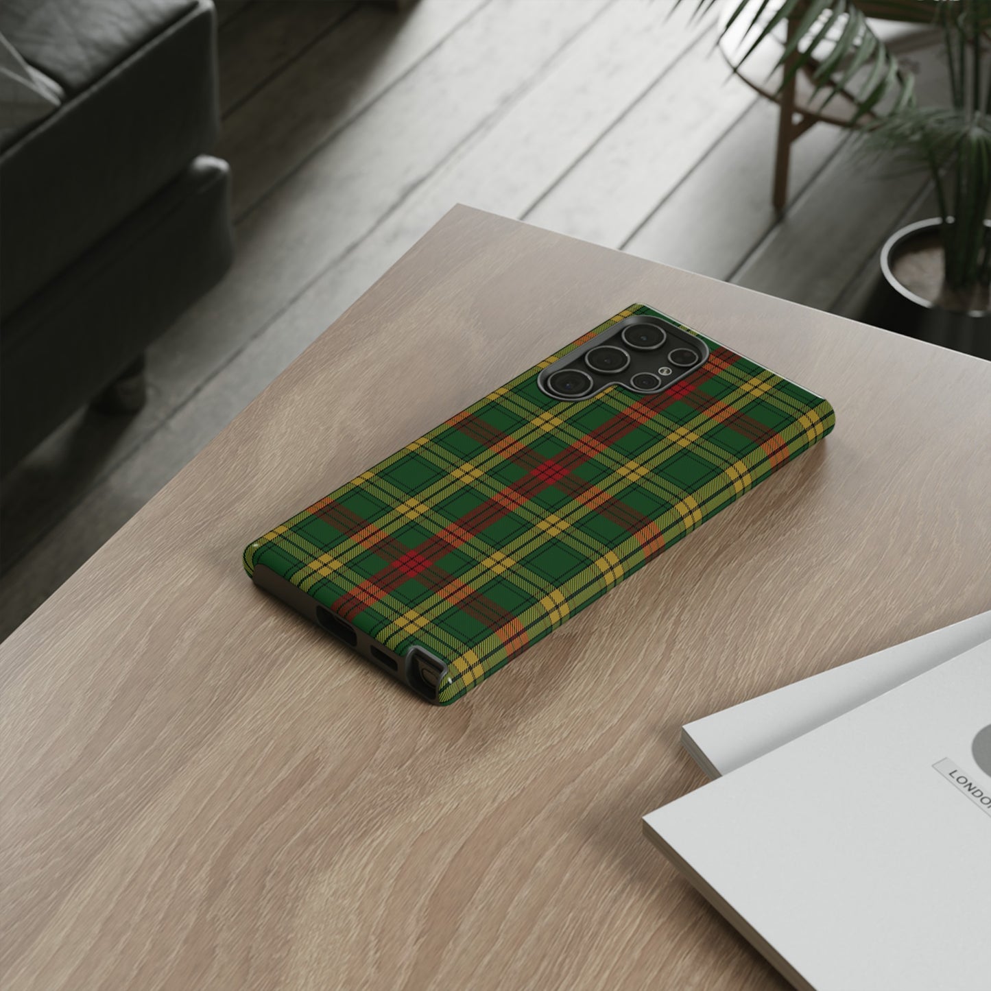 Étui de téléphone à motif tartan écossais - MacMillan, Divers