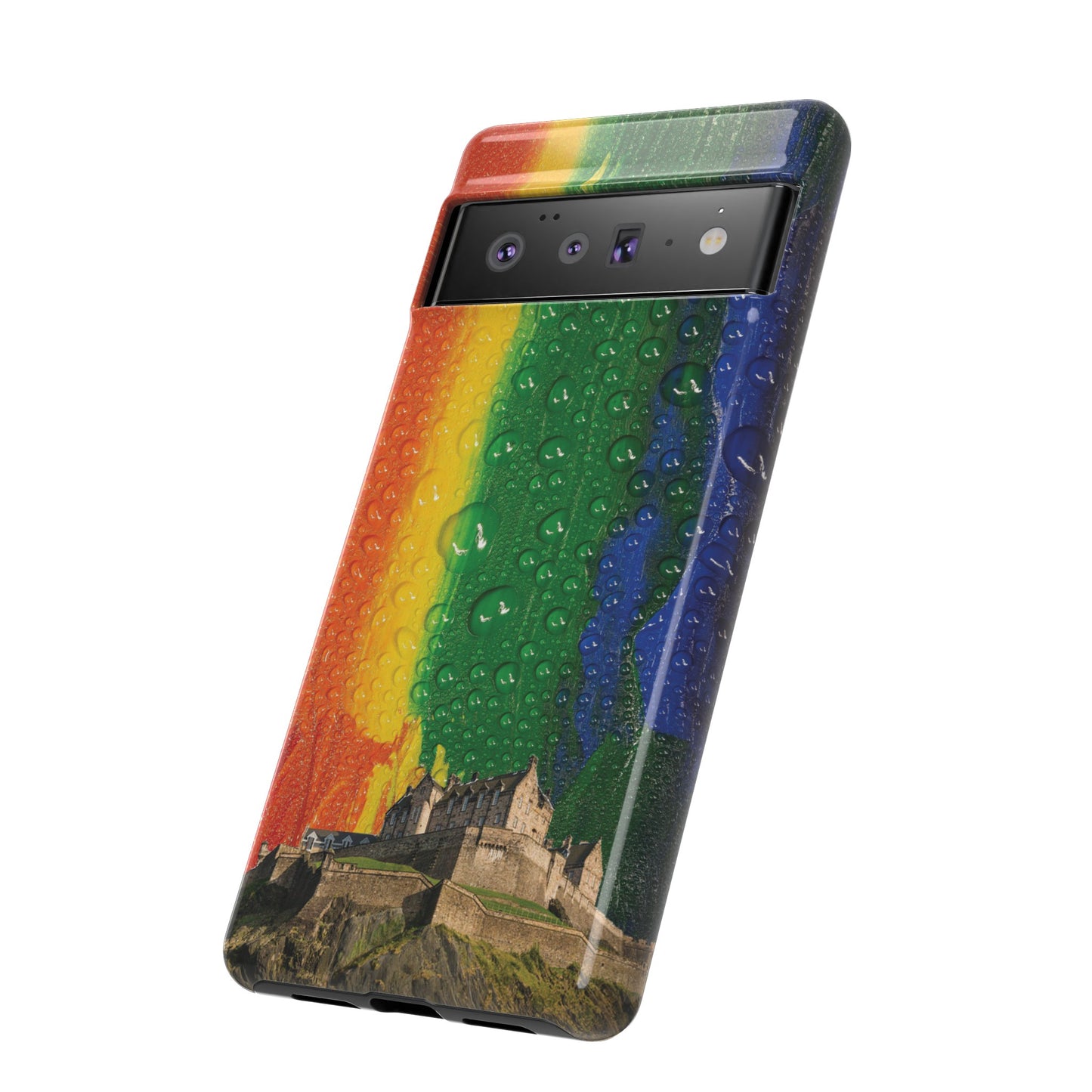 Edinburgh Castle Pride Phone Case - Rain, Various