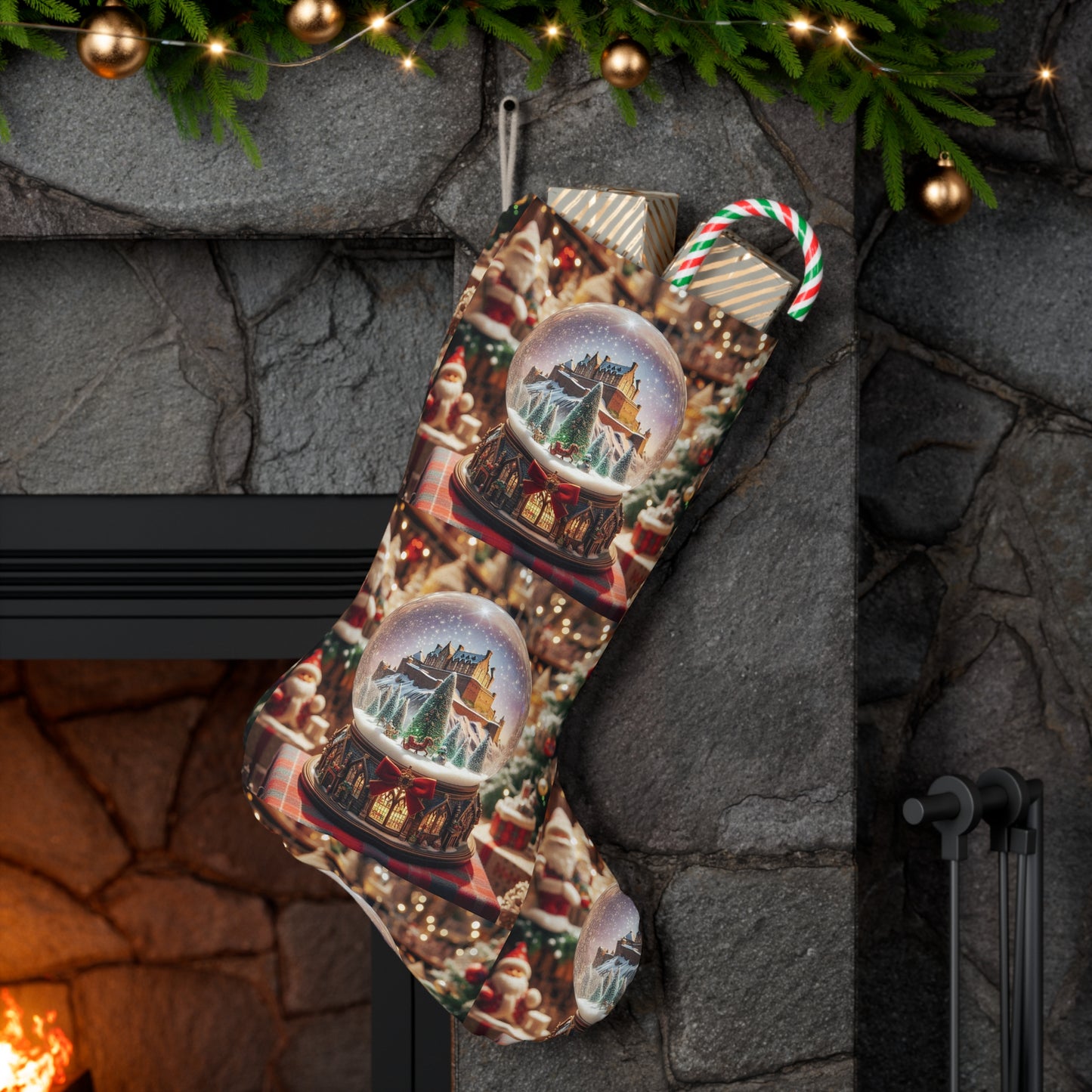 Chaussettes cadeaux d'hiver écossaises