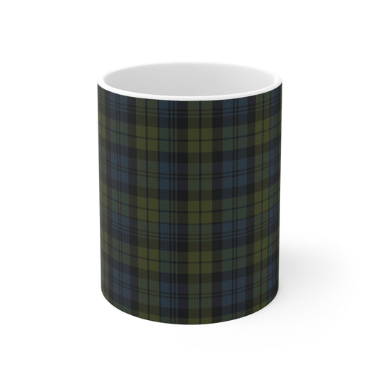 Scottish Tartan Mug 11oz, Campbell Tartan